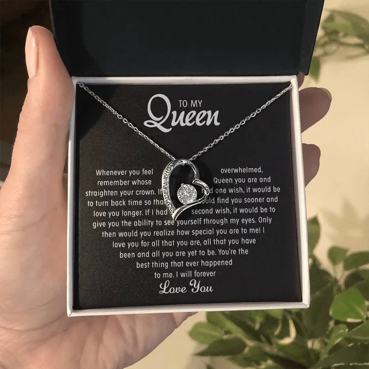 To my Queen – Love Heart Necklace - Image 7